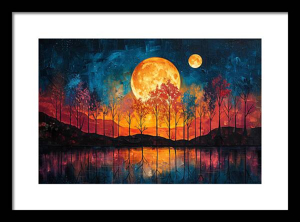 Lunar Echoes - Framed Print