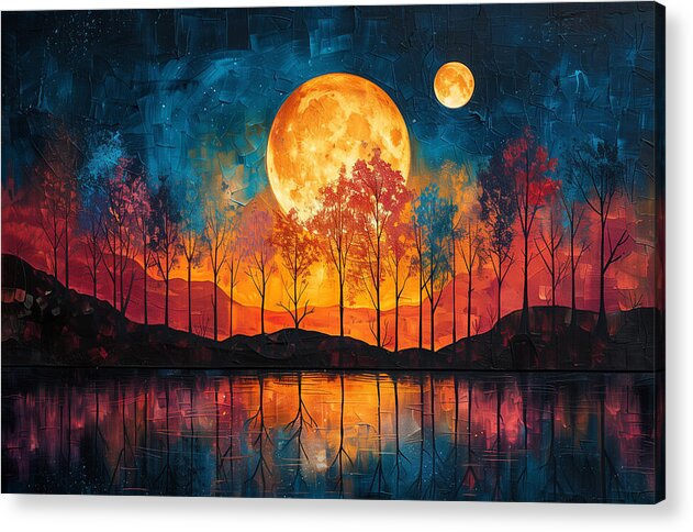 Lunar Echoes - Acrylic Print