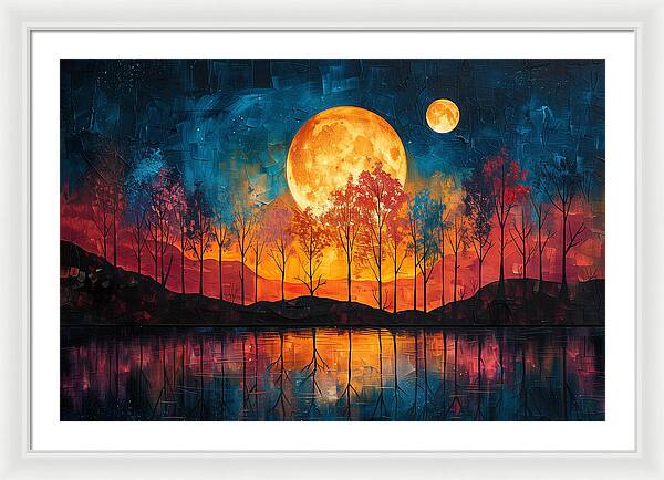 Lunar Echoes - Framed Print