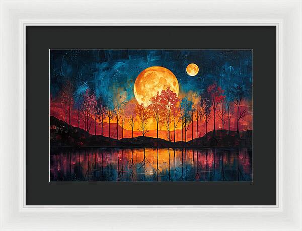 Lunar Echoes - Framed Print