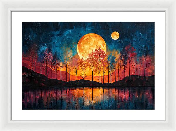 Lunar Echoes - Framed Print