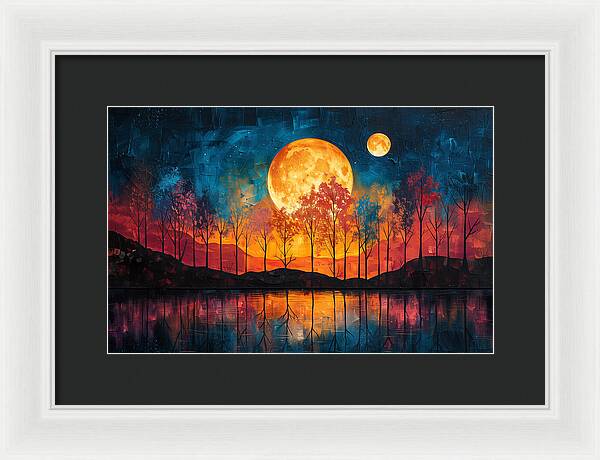 Lunar Echoes - Framed Print