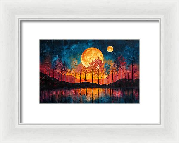 Lunar Echoes - Framed Print