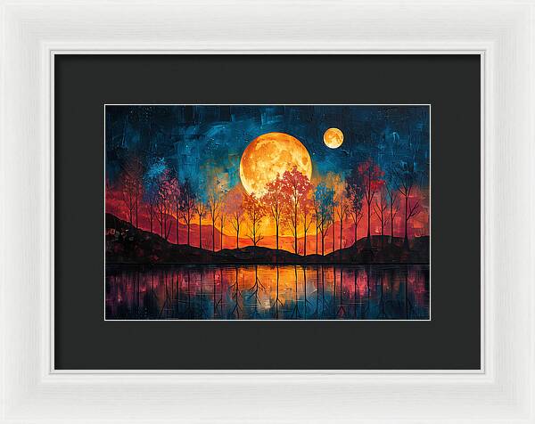 Lunar Echoes - Framed Print