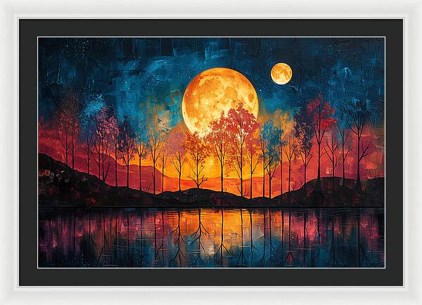 Lunar Echoes - Framed Print