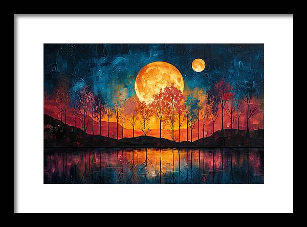Lunar Echoes - Framed Print