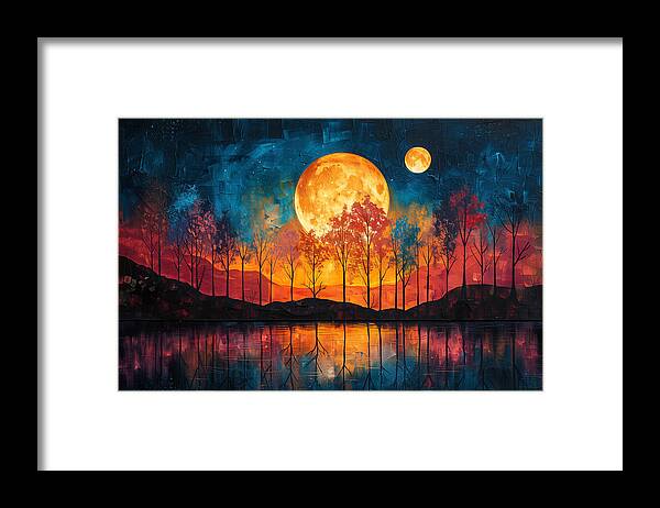 Lunar Echoes - Framed Print