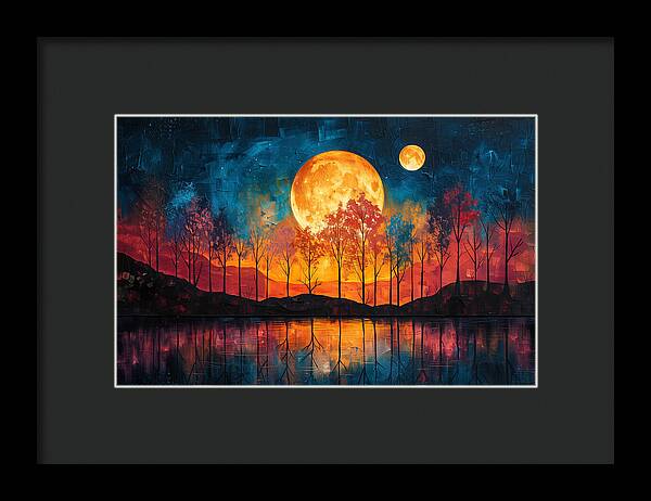 Lunar Echoes - Framed Print