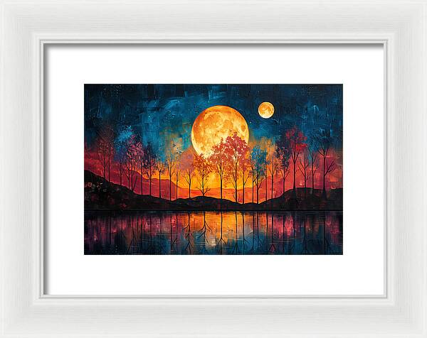 Lunar Echoes - Framed Print