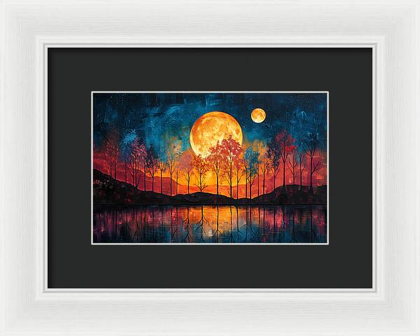 Lunar Echoes - Framed Print