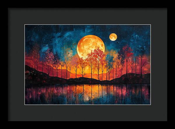 Lunar Echoes - Framed Print