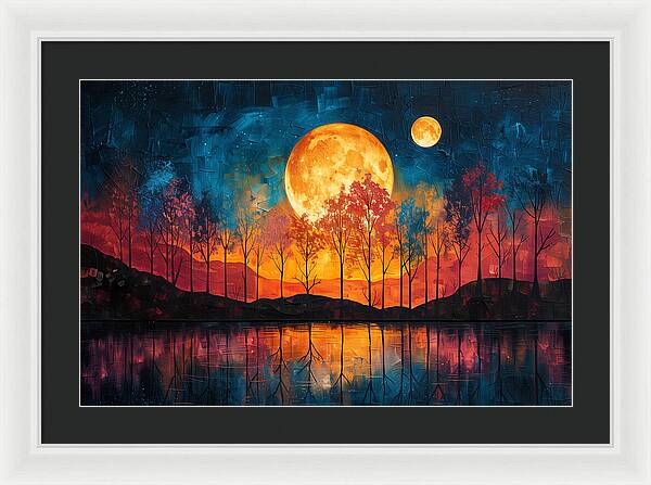 Lunar Echoes - Framed Print