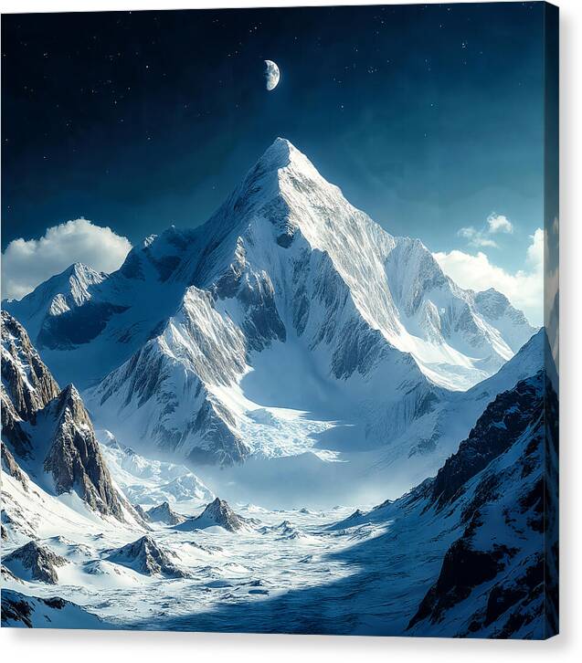 Lunar Peak - Canvas Print