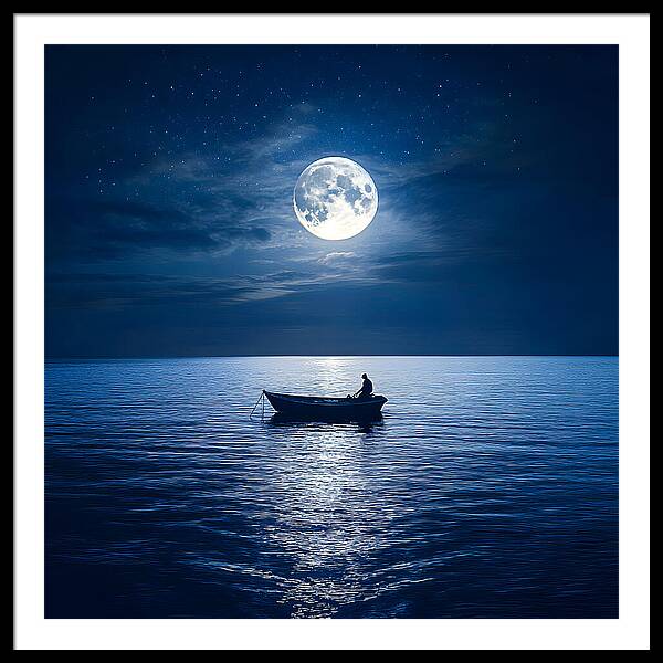 Mariners Moon - Framed Print