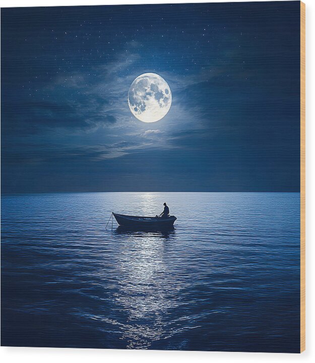 Mariners Moon - Wood Print