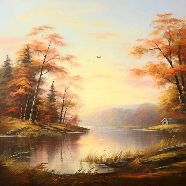 Meadow at Sunrise - Art Print