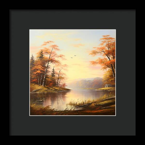 Meadow at Sunrise - Framed Print