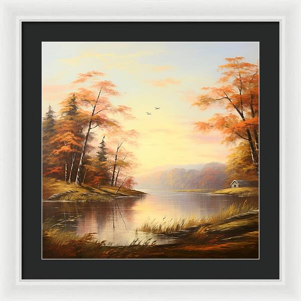 Meadow at Sunrise - Framed Print