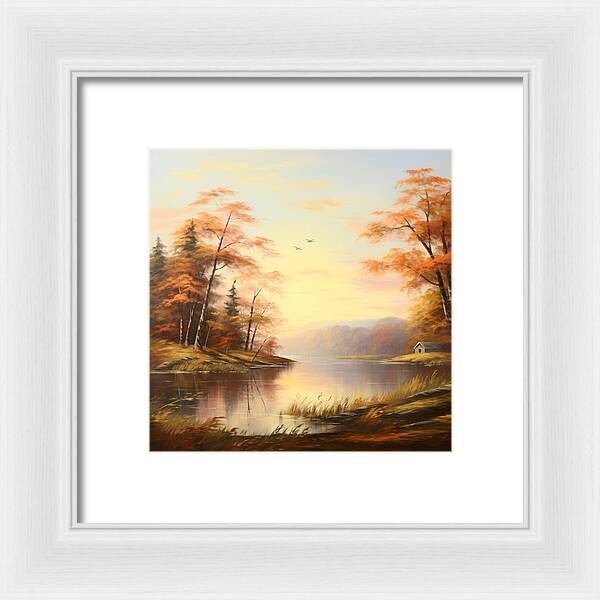 Meadow at Sunrise - Framed Print