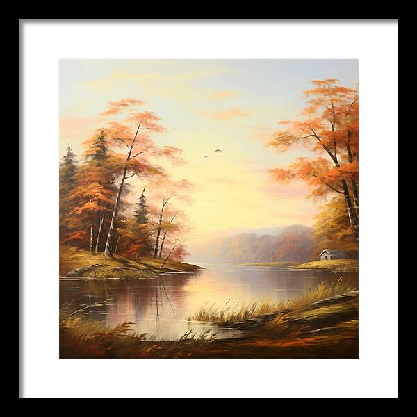 Meadow at Sunrise - Framed Print