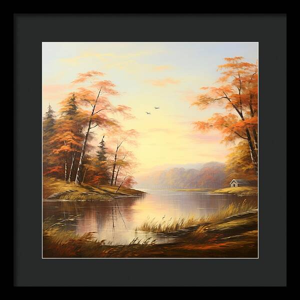 Meadow at Sunrise - Framed Print