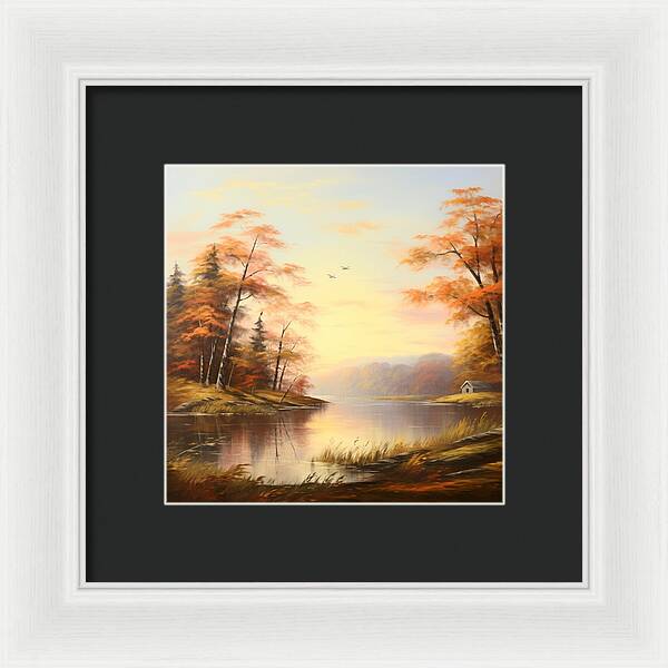 Meadow at Sunrise - Framed Print