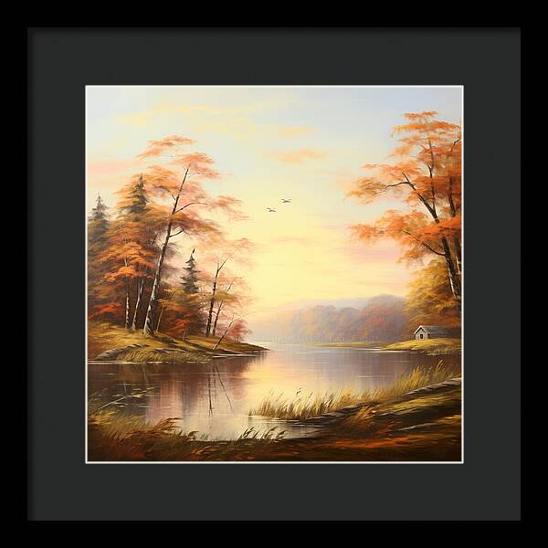 Meadow at Sunrise - Framed Print