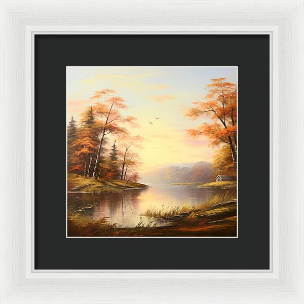 Meadow at Sunrise - Framed Print