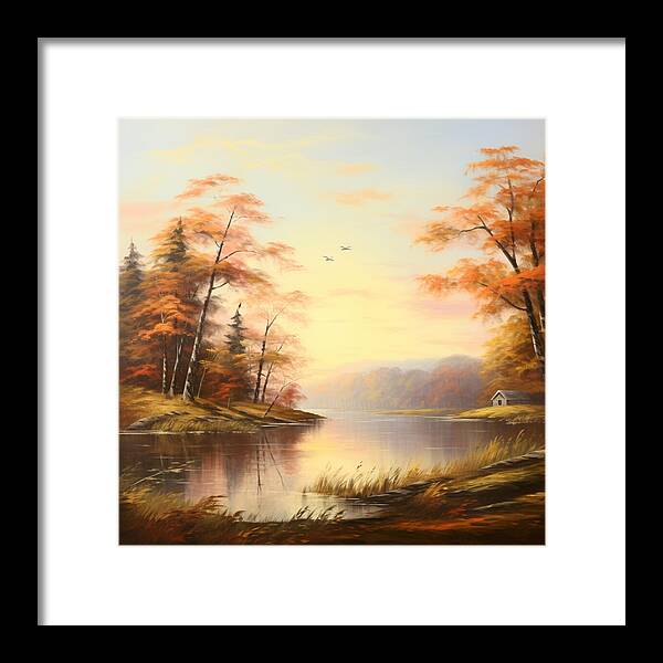 Meadow at Sunrise - Framed Print