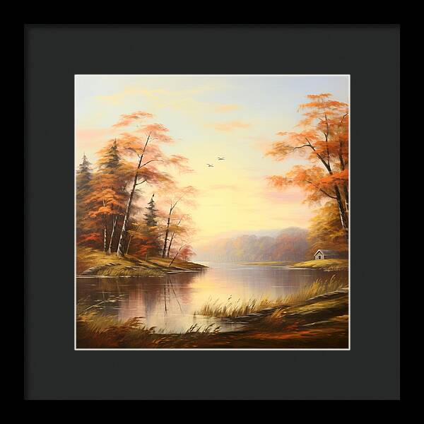 Meadow at Sunrise - Framed Print