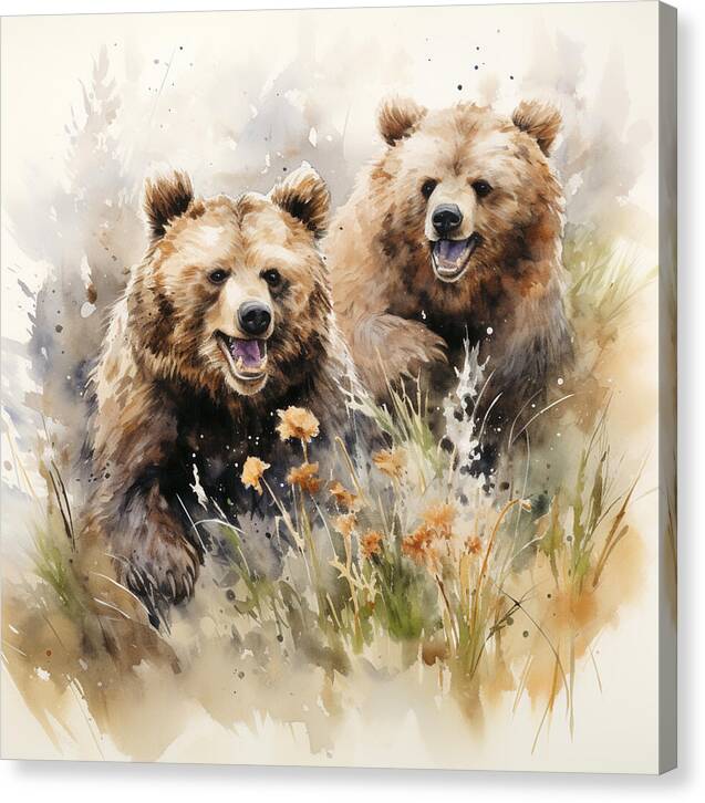 Meadow Frolics - Canvas Print