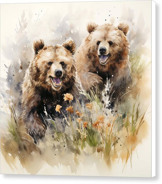 Meadow Frolics - Canvas Print