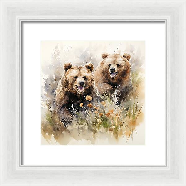 Meadow Frolics - Framed Print
