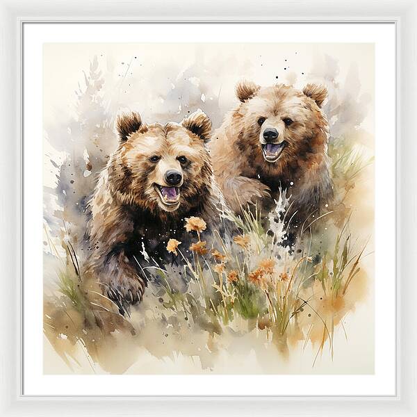 Meadow Frolics - Framed Print