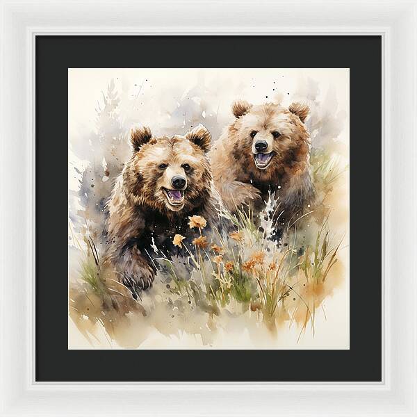 Meadow Frolics - Framed Print