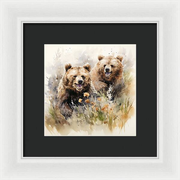 Meadow Frolics - Framed Print