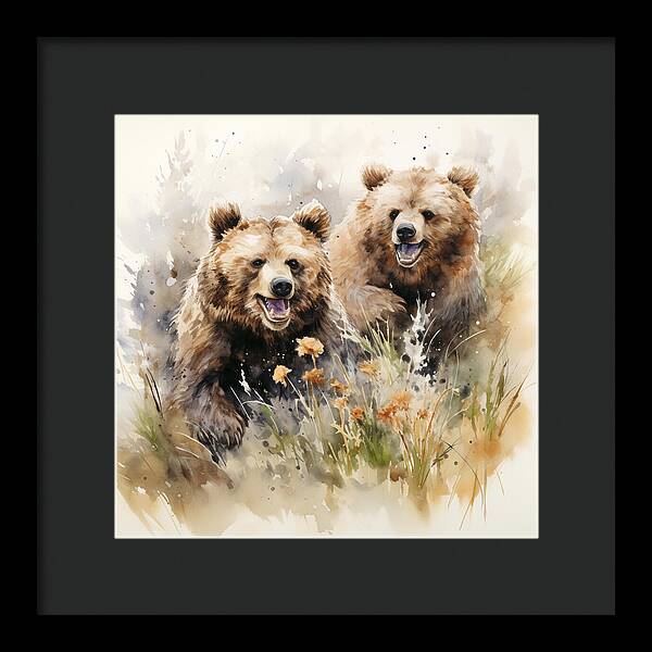 Meadow Frolics - Framed Print