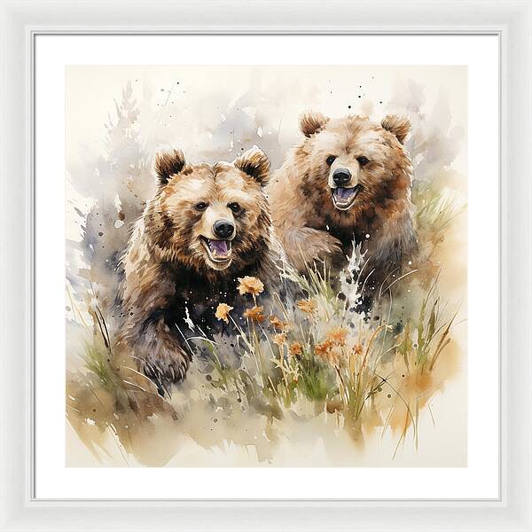 Meadow Frolics - Framed Print