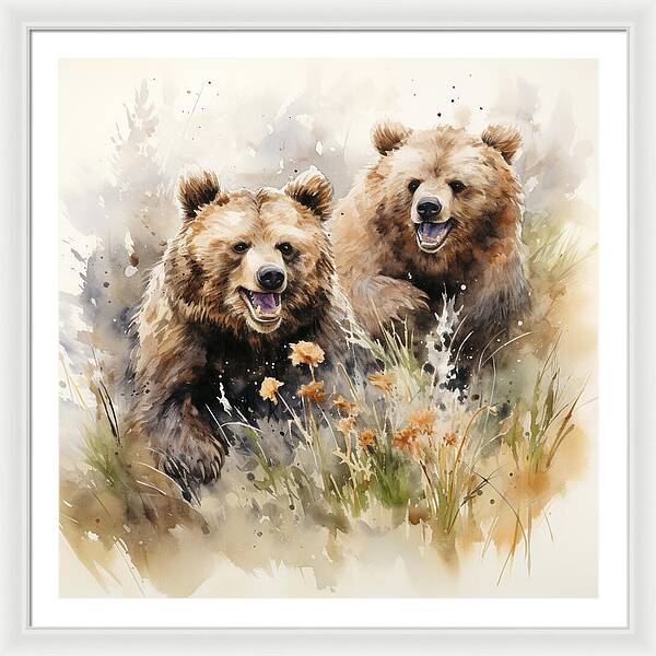 Meadow Frolics - Framed Print
