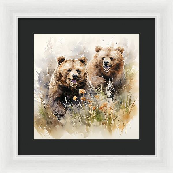 Meadow Frolics - Framed Print