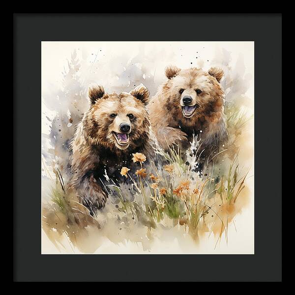 Meadow Frolics - Framed Print
