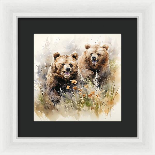 Meadow Frolics - Framed Print