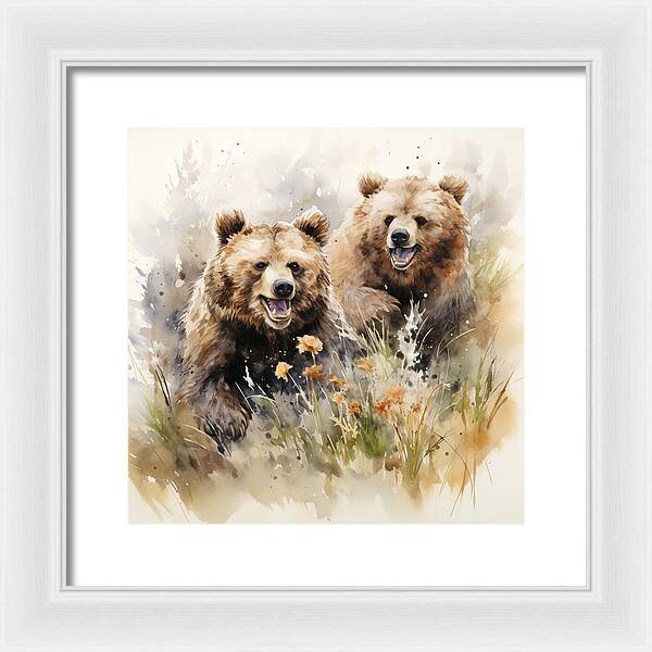 Meadow Frolics - Framed Print