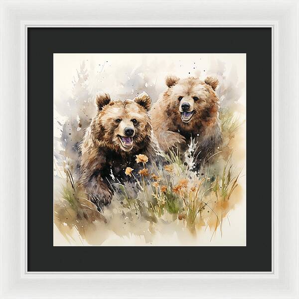 Meadow Frolics - Framed Print