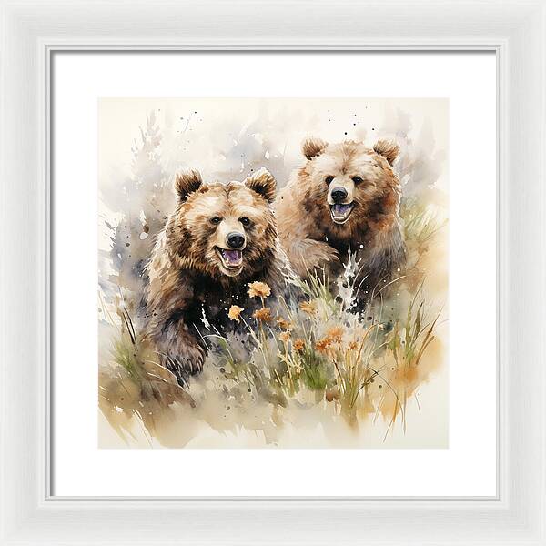 Meadow Frolics - Framed Print