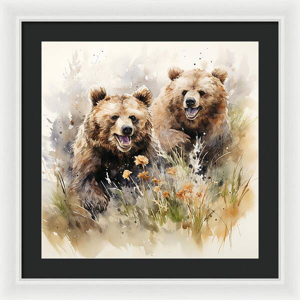 Meadow Frolics - Framed Print
