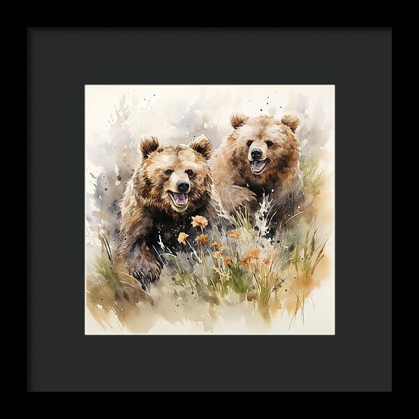 Meadow Frolics - Framed Print