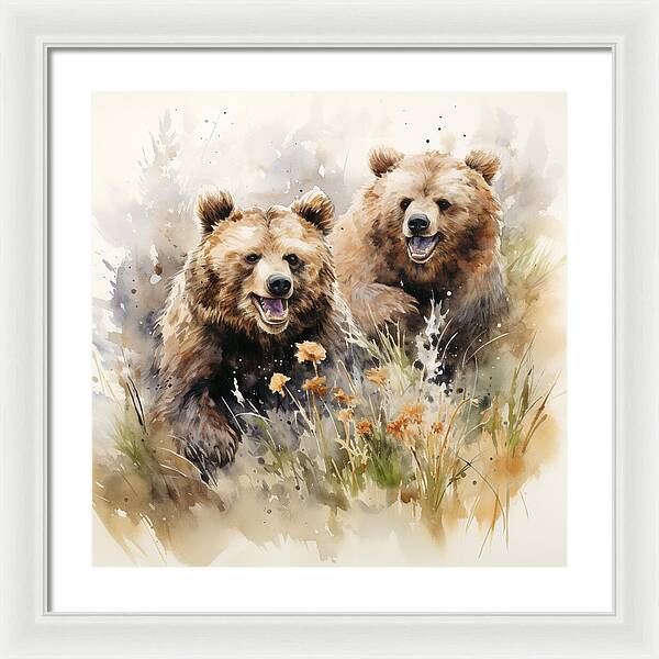 Meadow Frolics - Framed Print