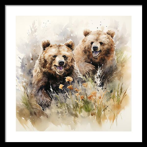 Meadow Frolics - Framed Print