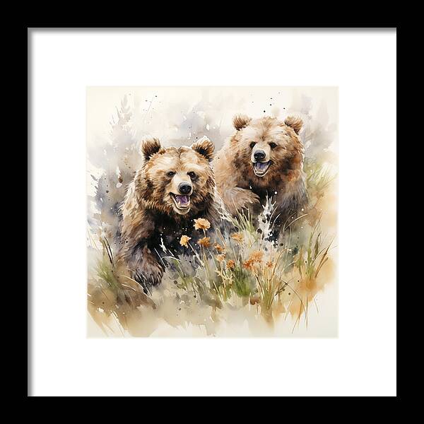 Meadow Frolics - Framed Print